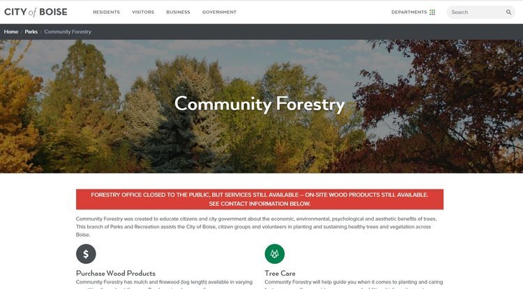 Boise Community Forestry